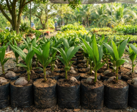 Cây dừa xiêm giống phù hợp với loại đất nào?