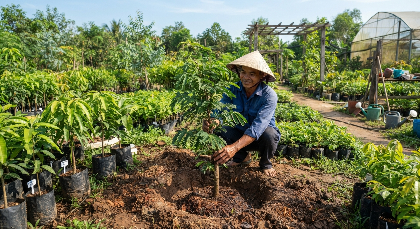 Xác định vị trí trồng cây me Thái phù hợp trong vườn