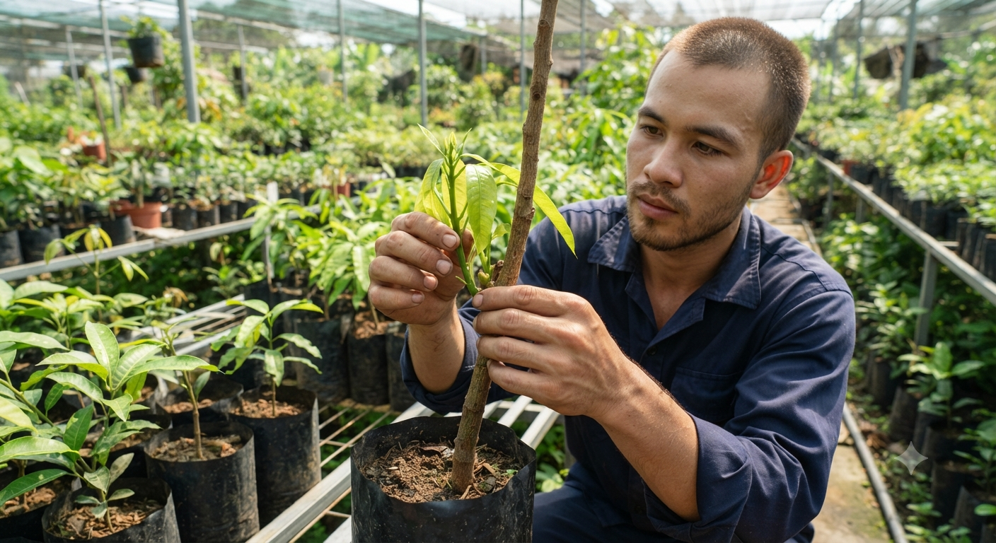 2. Quan sát thân cây: Sức sống của mầm non